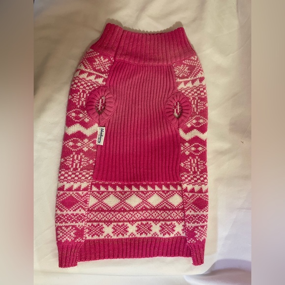 Blueberry Pet Pink Glitter Dog Sweater Size Large - Picture 2 of 6